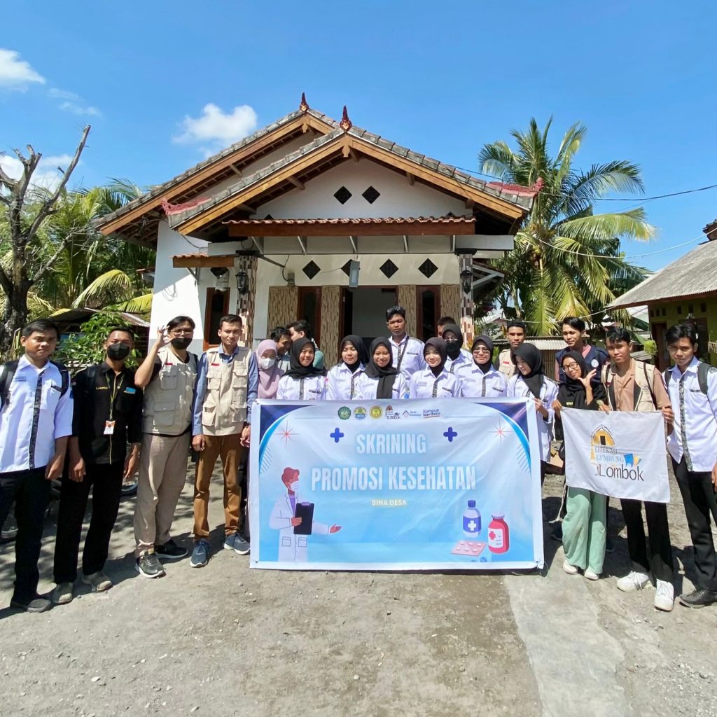 BEM STIKES YARSI MATARAM KABINET ABHIPRAYAGANA KERJA SAMA DENGAN RELAWAN LAMPAK (Laskar Mahasiswa Peduli Keshatan) DAN 3L (Literasi Lumbung Lombok) MELAKSANAKAN SKRINING & PROMOSI KESEHATAN